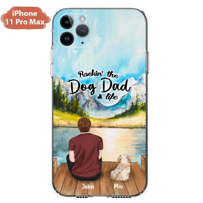 Personalized Pet Mom/Dad Phone Case - Chubby or Slim with up to 7 Pets