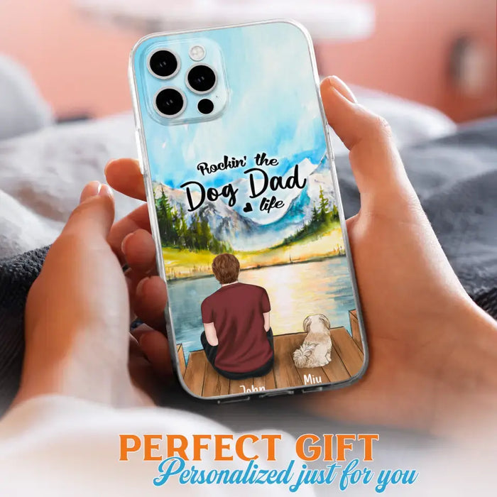 Personalized Pet Mom/Dad Phone Case - Chubby or Slim with up to 7 Pets