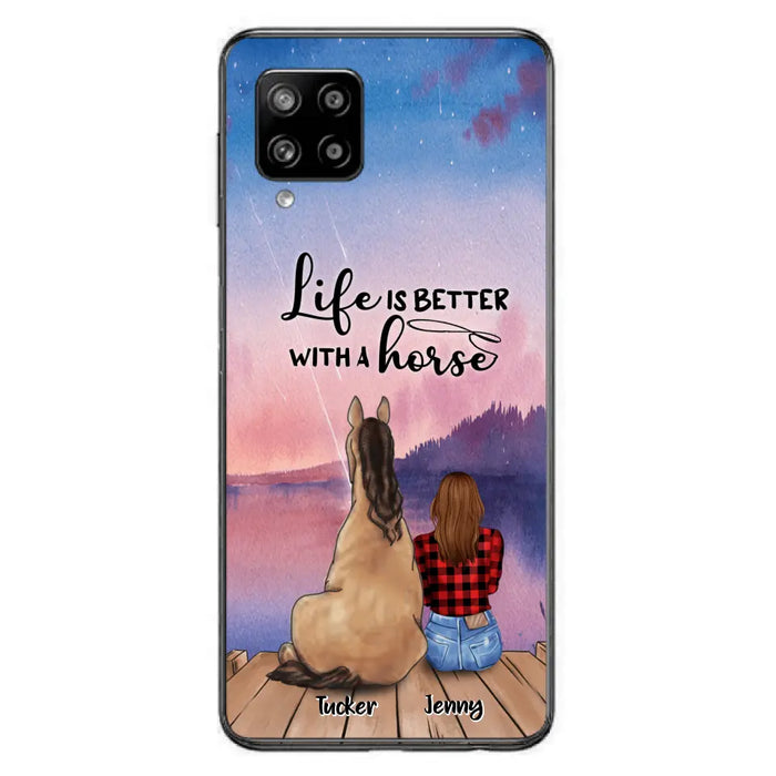 Personalized Horse/Dog Mom Phone Case - Upto 2 Horses and 3 Dogs - 9AGKN2