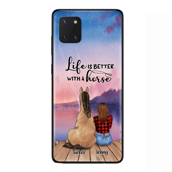 Personalized Horse/Dog Mom Phone Case - Upto 2 Horses and 3 Dogs - 9AGKN2