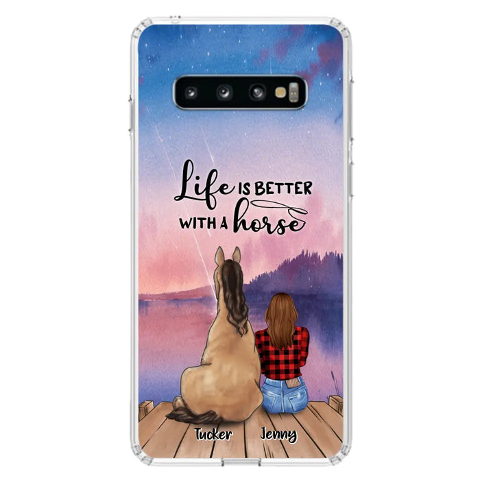 Personalized Horse/Dog Mom Phone Case - Upto 2 Horses and 3 Dogs - 9AGKN2