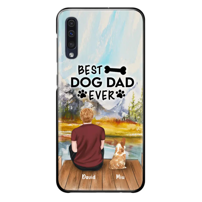 Personalized Dog Dad Phone Case - Up to 4 Dogs - Best Dog Dad Ever