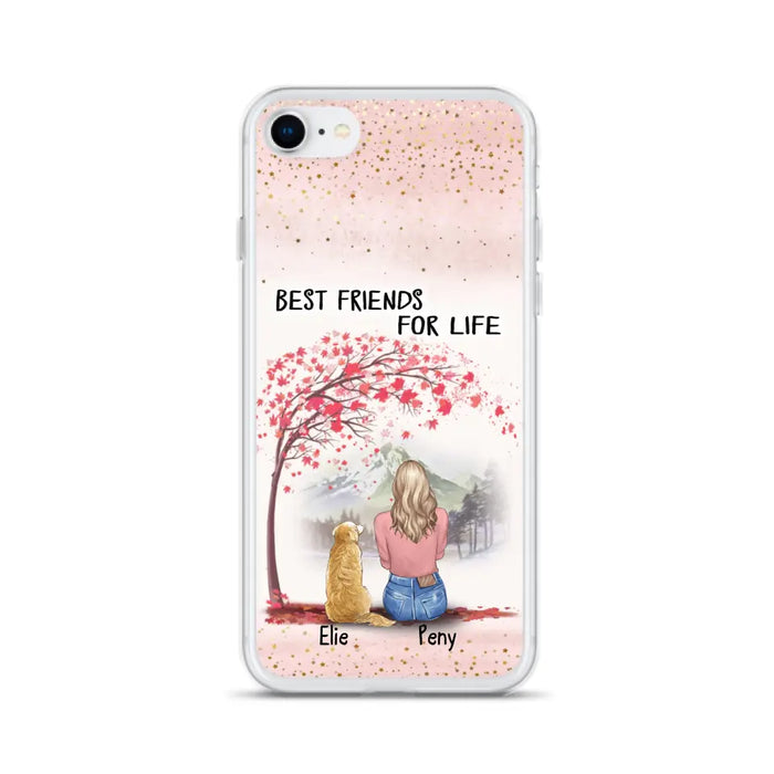 Personalized Pet Mom Phone Case - Mom With Upto 5 Pets - Best Friends For Life