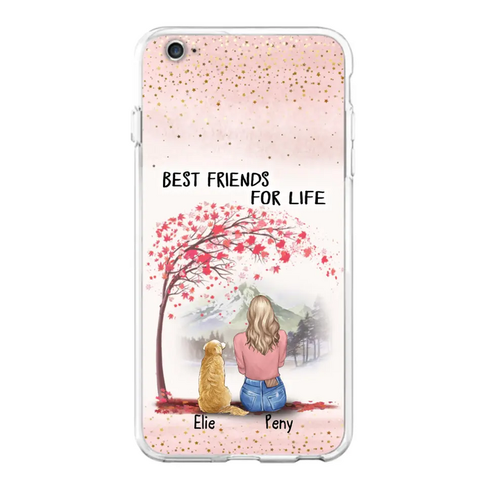 Personalized Pet Mom Phone Case - Mom With Upto 5 Pets - Best Friends For Life