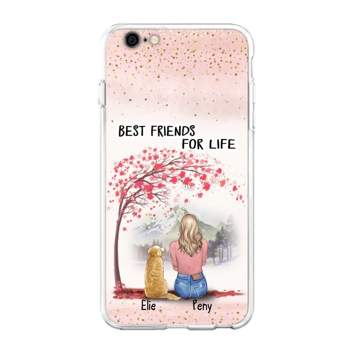 Personalized Pet Mom Phone Case - Mom With Upto 5 Pets - Best Friends For Life