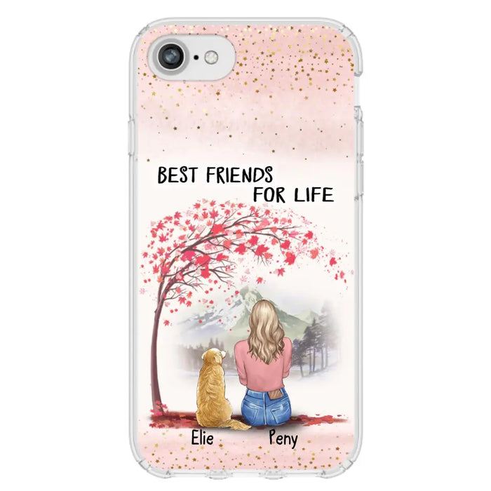 Personalized Pet Mom Phone Case - Mom With Upto 5 Pets - Best Friends For Life