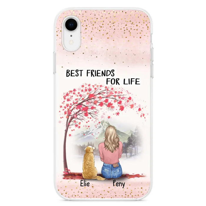 Personalized Pet Mom Phone Case - Mom With Upto 5 Pets - Best Friends For Life