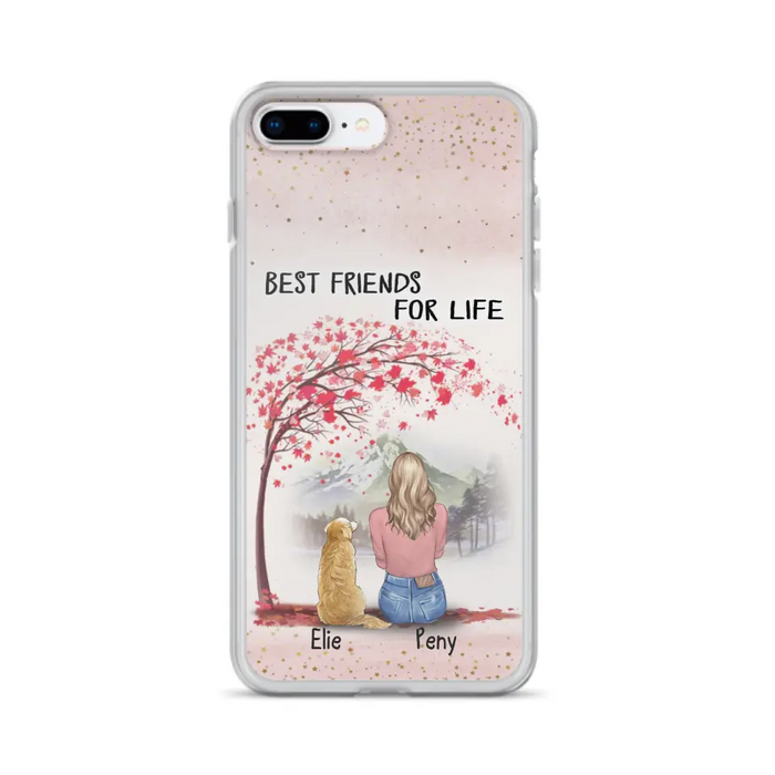 Personalized Pet Mom Phone Case - Mom With Upto 5 Pets - Best Friends For Life