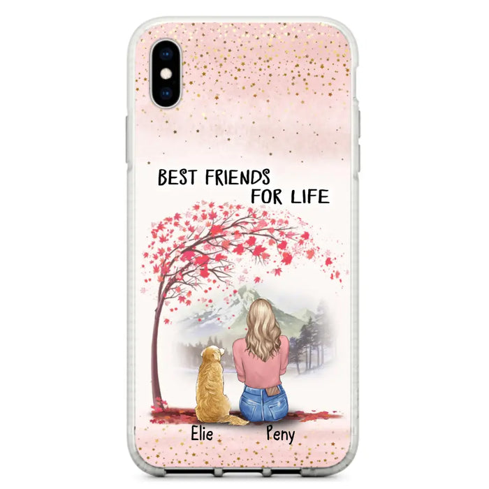 Personalized Pet Mom Phone Case - Mom With Upto 5 Pets - Best Friends For Life