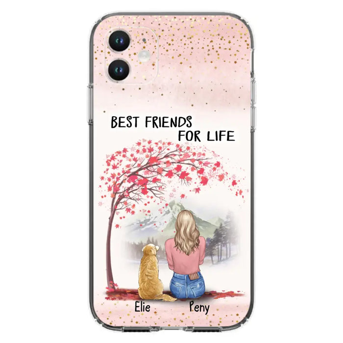 Personalized Pet Mom Phone Case - Mom With Upto 5 Pets - Best Friends For Life