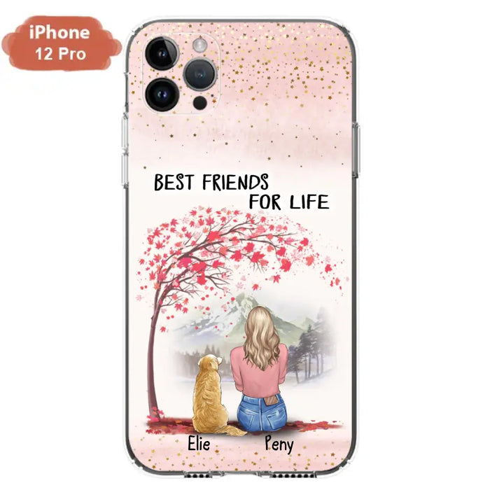 Personalized Pet Mom Phone Case - Mom With Upto 5 Pets - Best Friends For Life