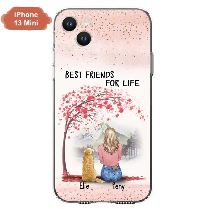 Personalized Pet Mom Phone Case - Mom With Upto 5 Pets - Best Friends For Life