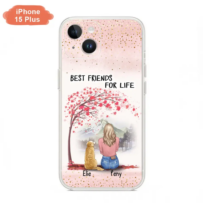 Personalized Pet Mom Phone Case - Mom With Upto 5 Pets - Best Friends For Life