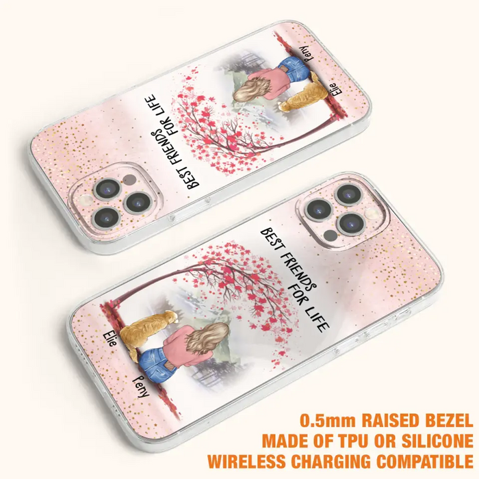 Personalized Pet Mom Phone Case - Mom With Upto 5 Pets - Best Friends For Life