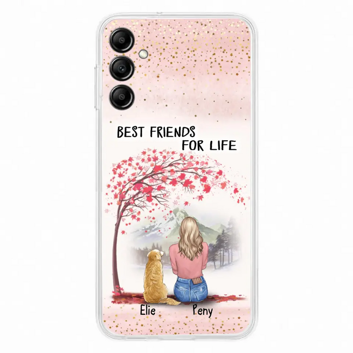 Personalized Pet Mom Phone Case - Mom With Upto 5 Pets - Best Friends For Life