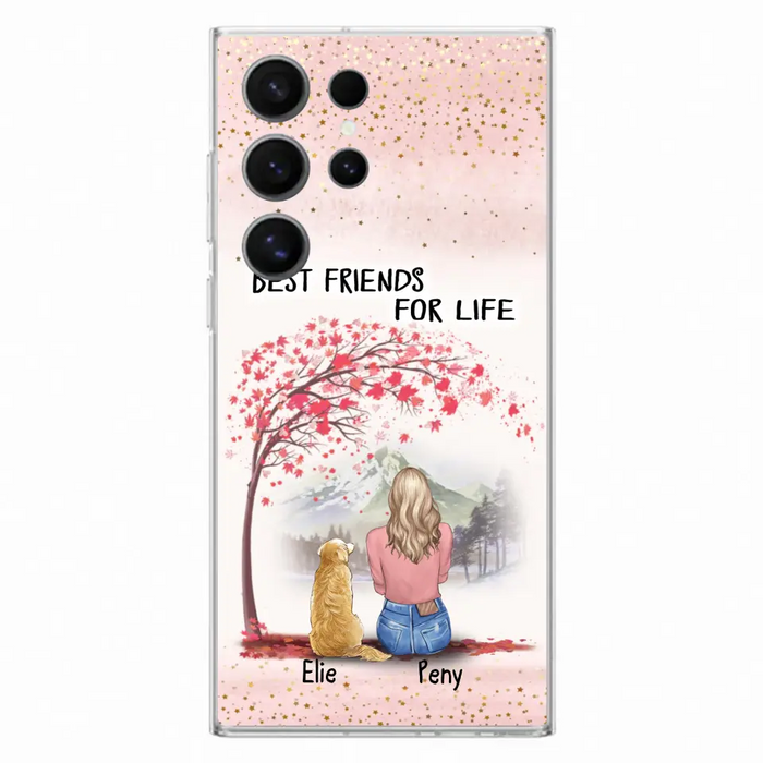 Personalized Pet Mom Phone Case - Mom With Upto 5 Pets - Best Friends For Life