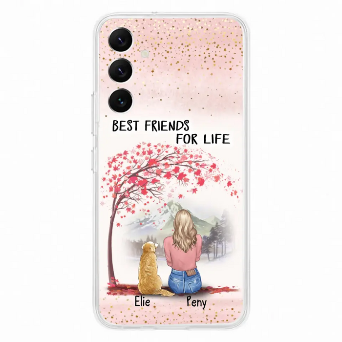 Personalized Pet Mom Phone Case - Mom With Upto 5 Pets - Best Friends For Life