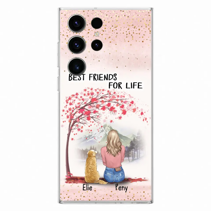 Personalized Pet Mom Phone Case - Mom With Upto 5 Pets - Best Friends For Life