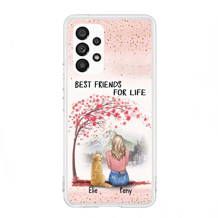 Personalized Pet Mom Phone Case - Mom With Upto 5 Pets - Best Friends For Life