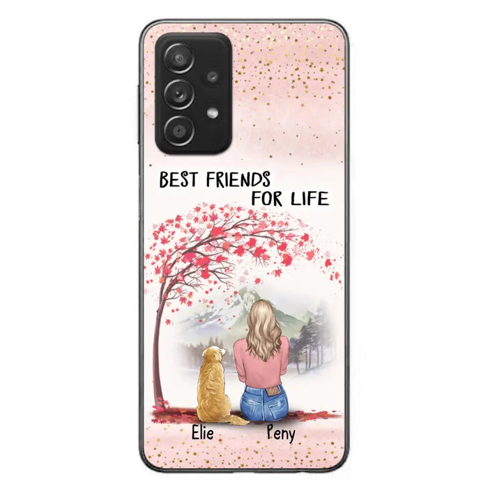 Personalized Pet Mom Phone Case - Mom With Upto 5 Pets - Best Friends For Life