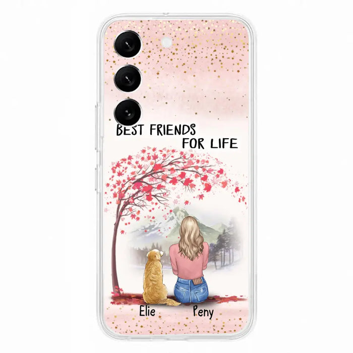 Personalized Pet Mom Phone Case - Mom With Upto 5 Pets - Best Friends For Life