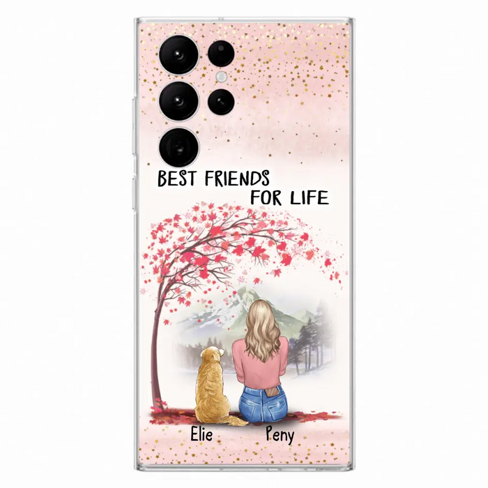 Personalized Pet Mom Phone Case - Mom With Upto 5 Pets - Best Friends For Life