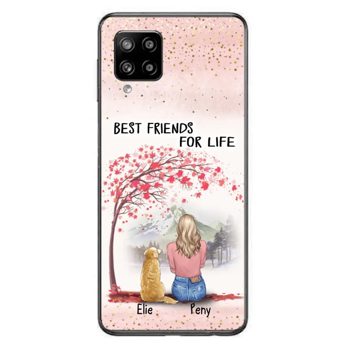 Personalized Pet Mom Phone Case - Mom With Upto 5 Pets - Best Friends For Life