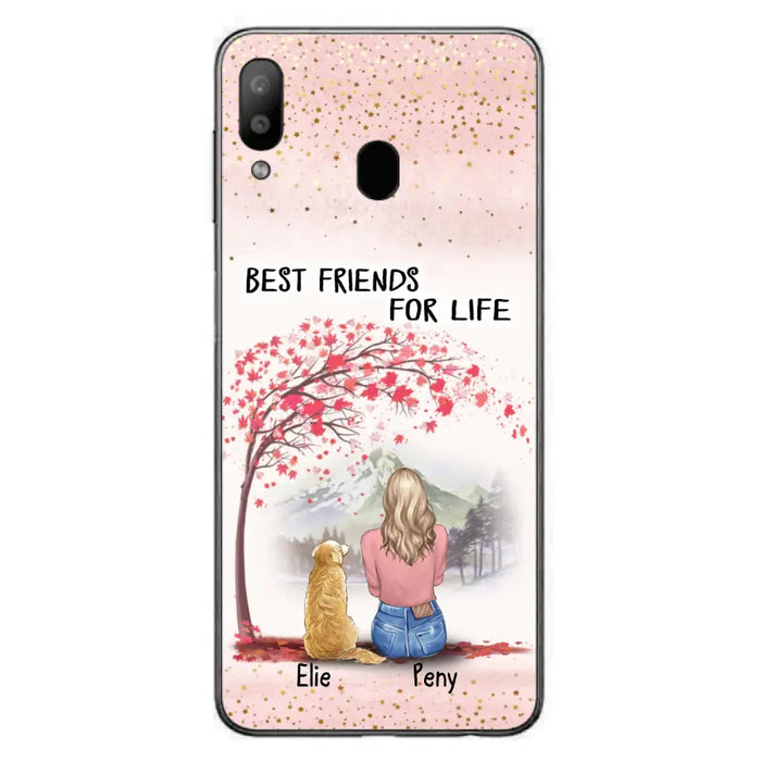 Personalized Pet Mom Phone Case - Mom With Upto 5 Pets - Best Friends For Life