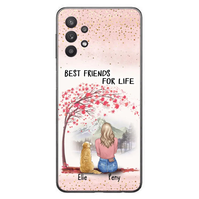 Personalized Pet Mom Phone Case - Mom With Upto 5 Pets - Best Friends For Life