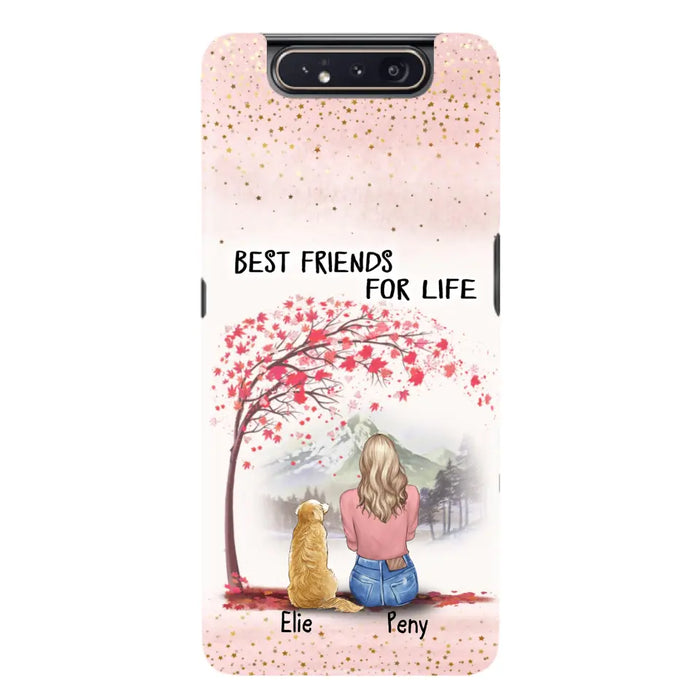 Personalized Pet Mom Phone Case - Mom With Upto 5 Pets - Best Friends For Life