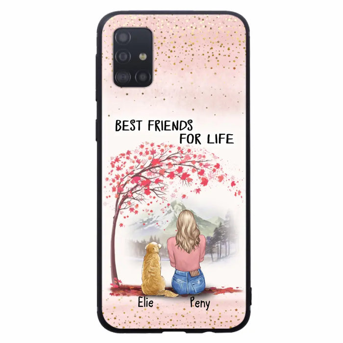 Personalized Pet Mom Phone Case - Mom With Upto 5 Pets - Best Friends For Life