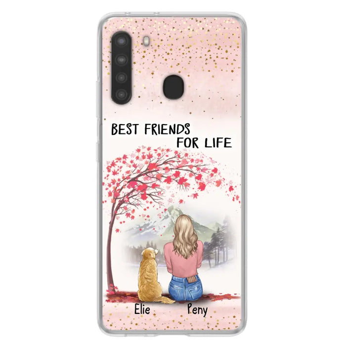 Personalized Pet Mom Phone Case - Mom With Upto 5 Pets - Best Friends For Life