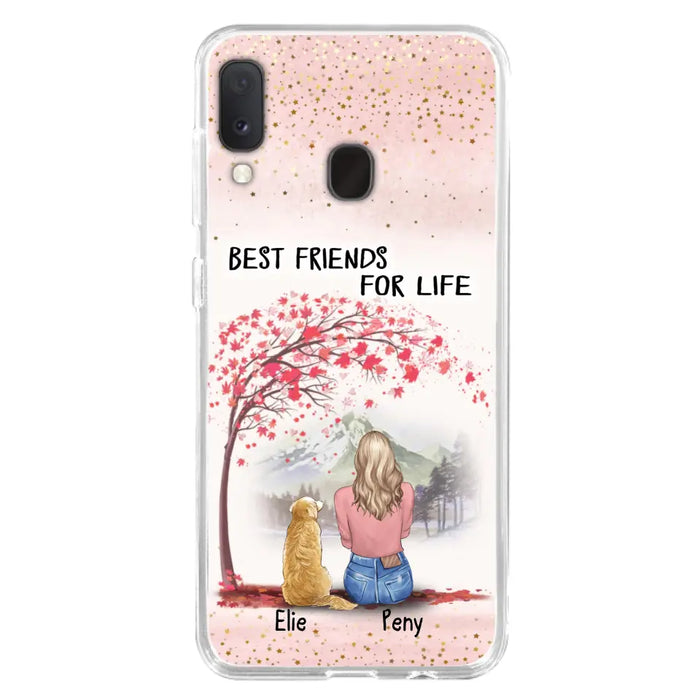 Personalized Pet Mom Phone Case - Mom With Upto 5 Pets - Best Friends For Life