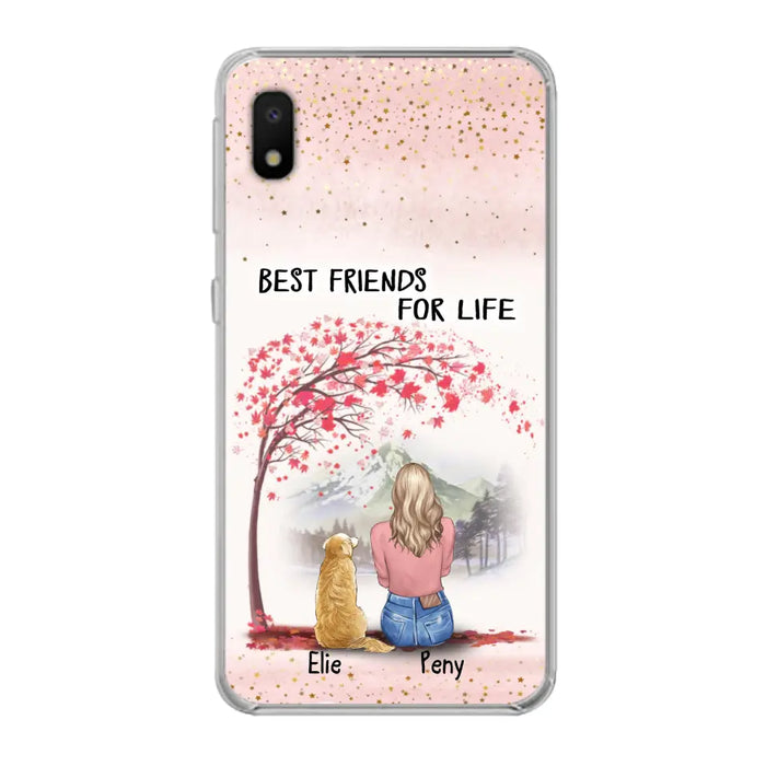 Personalized Pet Mom Phone Case - Mom With Upto 5 Pets - Best Friends For Life