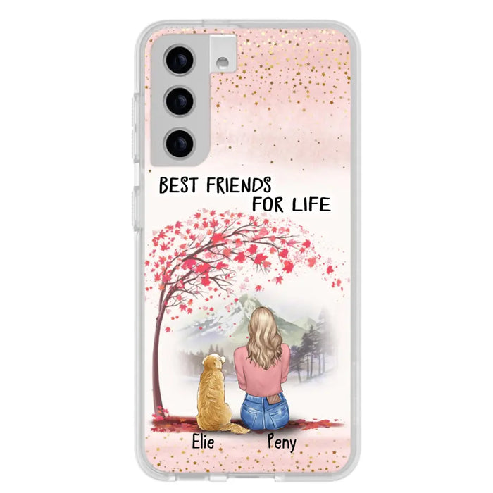 Personalized Pet Mom Phone Case - Mom With Upto 5 Pets - Best Friends For Life