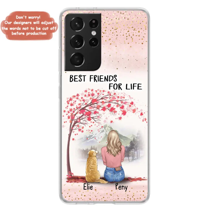 Personalized Pet Mom Phone Case - Mom With Upto 5 Pets - Best Friends For Life