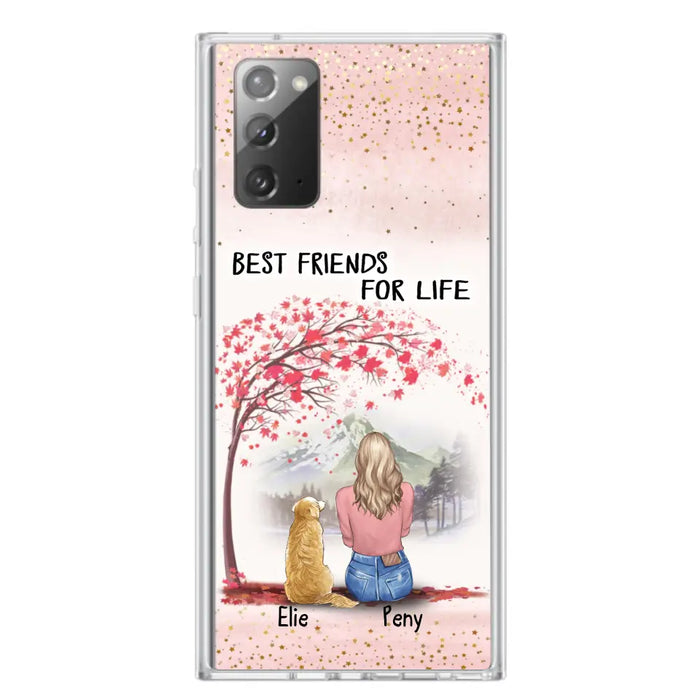 Personalized Pet Mom Phone Case - Mom With Upto 5 Pets - Best Friends For Life