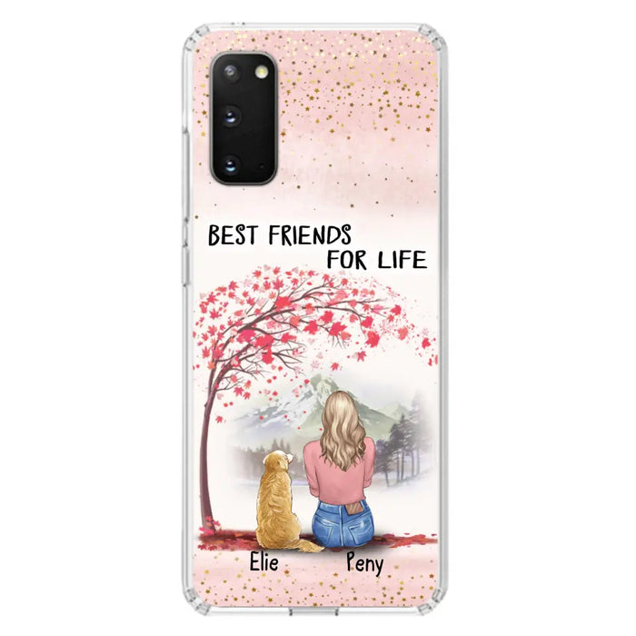 Personalized Pet Mom Phone Case - Mom With Upto 5 Pets - Best Friends For Life