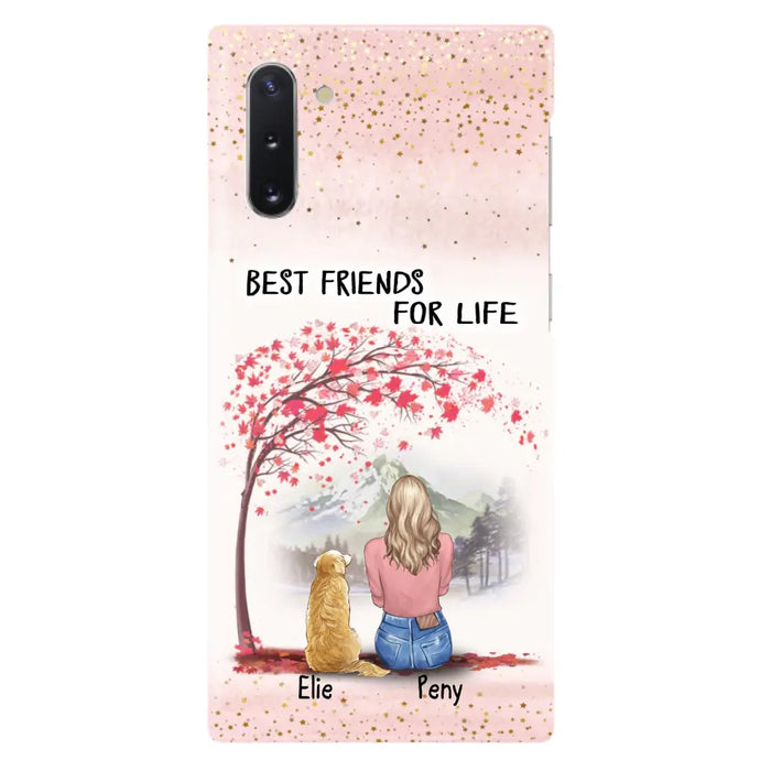 Personalized Pet Mom Phone Case - Mom With Upto 5 Pets - Best Friends For Life