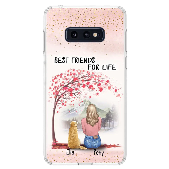 Personalized Pet Mom Phone Case - Mom With Upto 5 Pets - Best Friends For Life