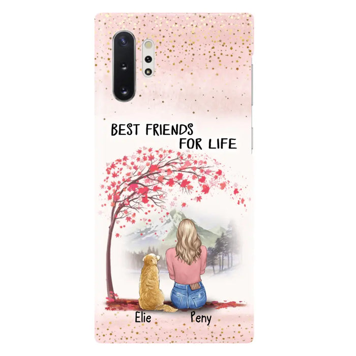 Personalized Pet Mom Phone Case - Mom With Upto 5 Pets - Best Friends For Life