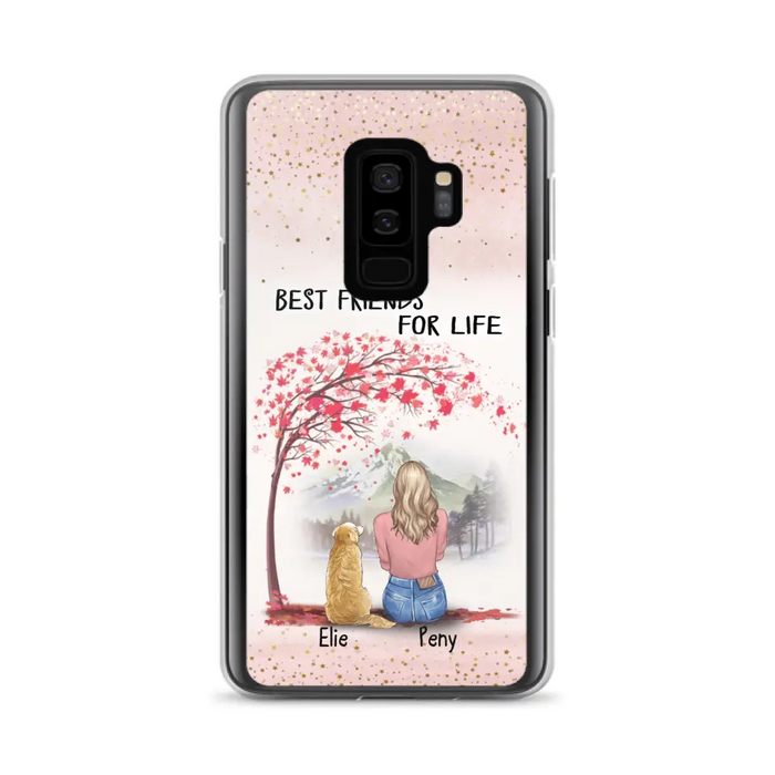 Personalized Pet Mom Phone Case - Mom With Upto 5 Pets - Best Friends For Life