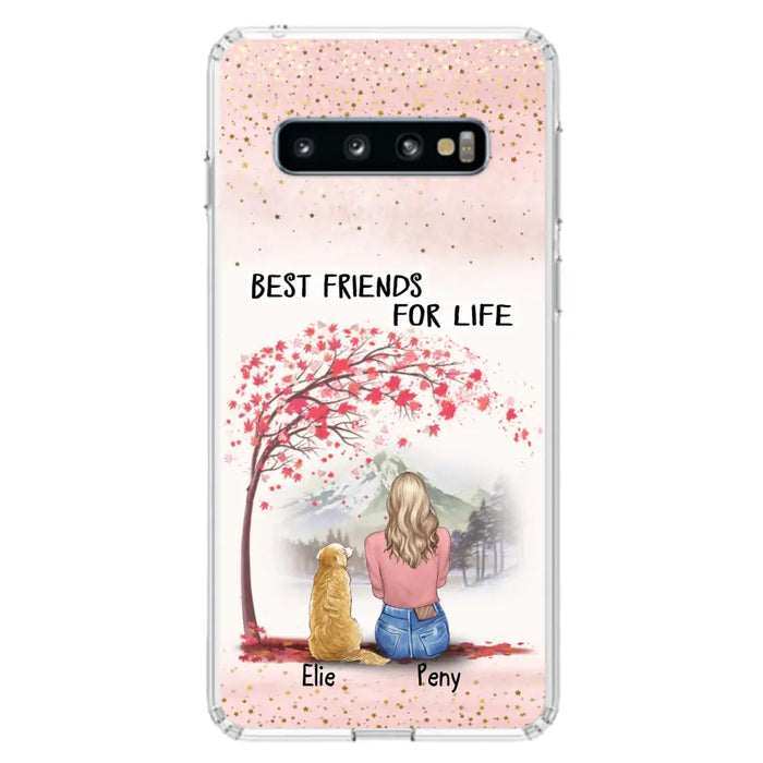 Personalized Pet Mom Phone Case - Mom With Upto 5 Pets - Best Friends For Life