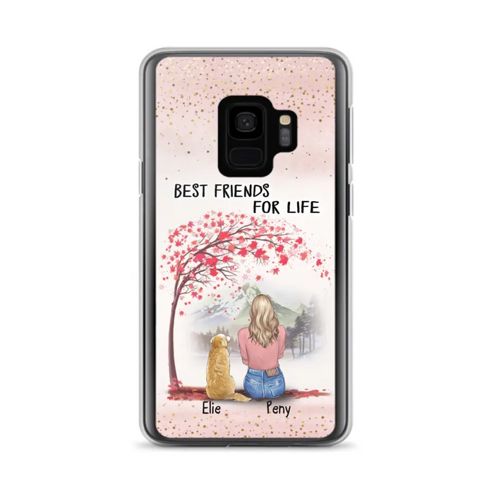 Personalized Pet Mom Phone Case - Mom With Upto 5 Pets - Best Friends For Life