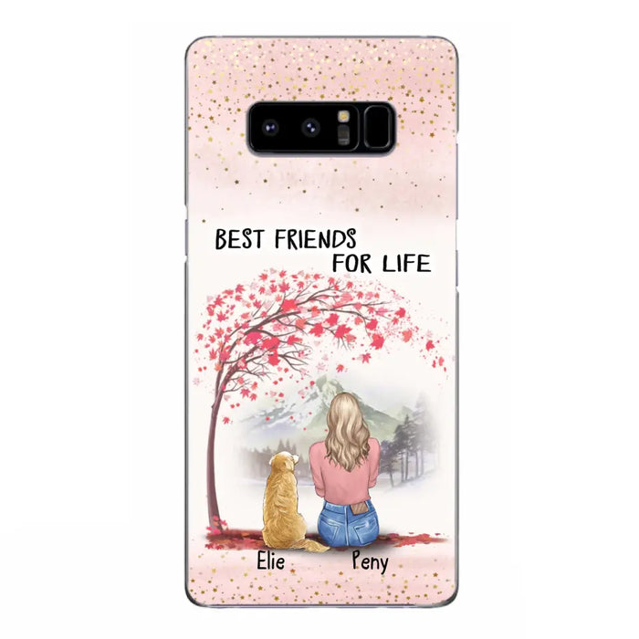 Personalized Pet Mom Phone Case - Mom With Upto 5 Pets - Best Friends For Life