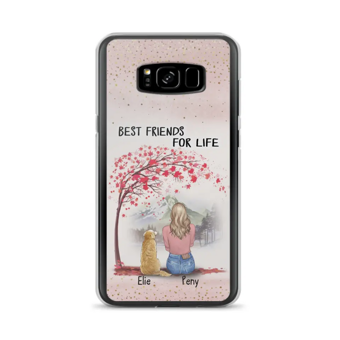 Personalized Pet Mom Phone Case - Mom With Upto 5 Pets - Best Friends For Life