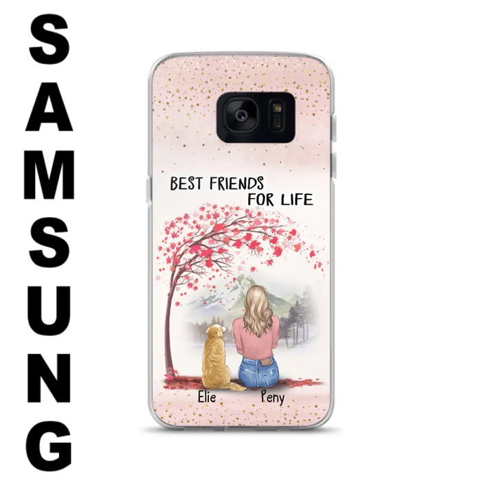 Personalized Pet Mom Phone Case - Mom With Upto 5 Pets - Best Friends For Life