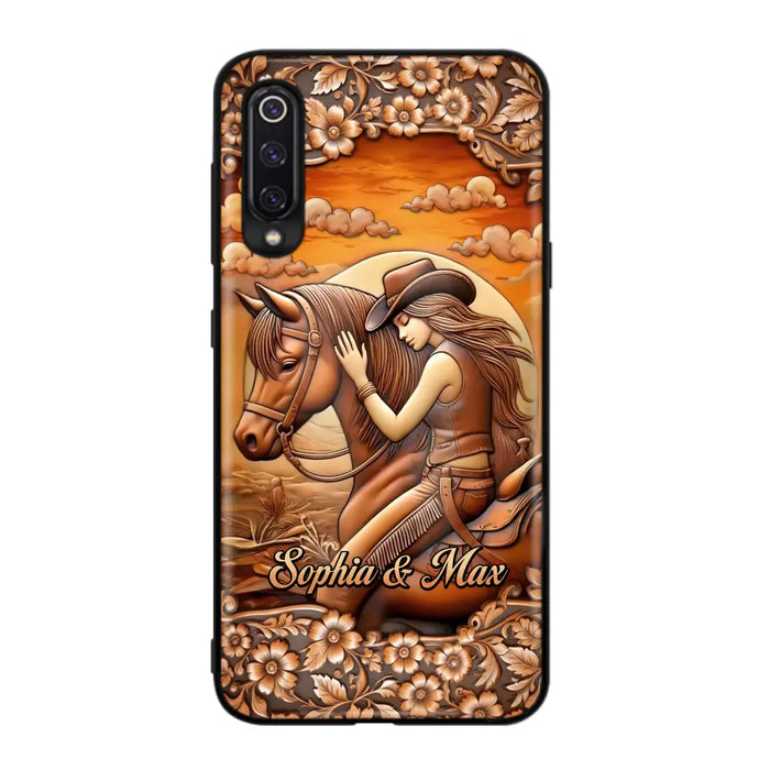 Custom Personalized Horse Girl Phone Case - Gift Idea For Horse Lover - Case For Xiaomi/ Oppo/ Huawei