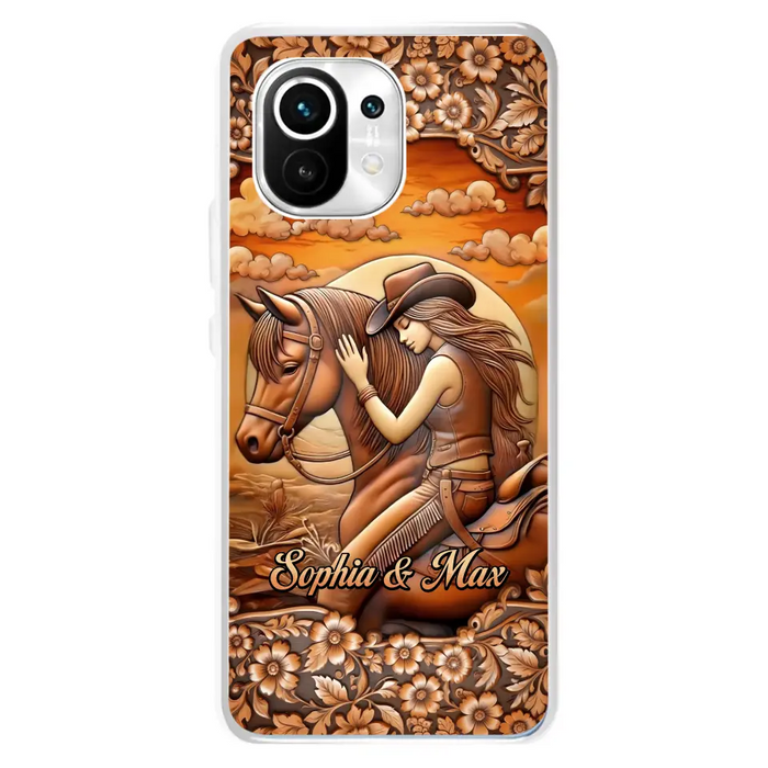 Custom Personalized Horse Girl Phone Case - Gift Idea For Horse Lover - Case For Xiaomi/ Oppo/ Huawei