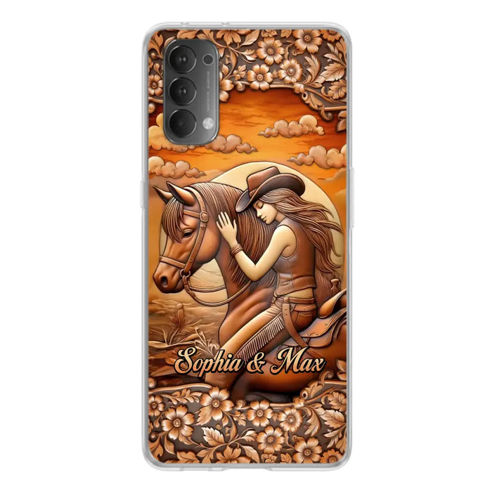 Custom Personalized Horse Girl Phone Case - Gift Idea For Horse Lover - Case For Xiaomi/ Oppo/ Huawei